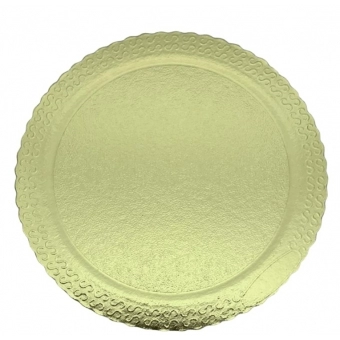 Cakeboard de Papel Dourado 28cm Ultrafest
