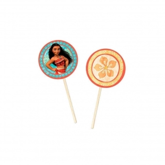 Picks Para Doces Moana c/8 Regina Festas