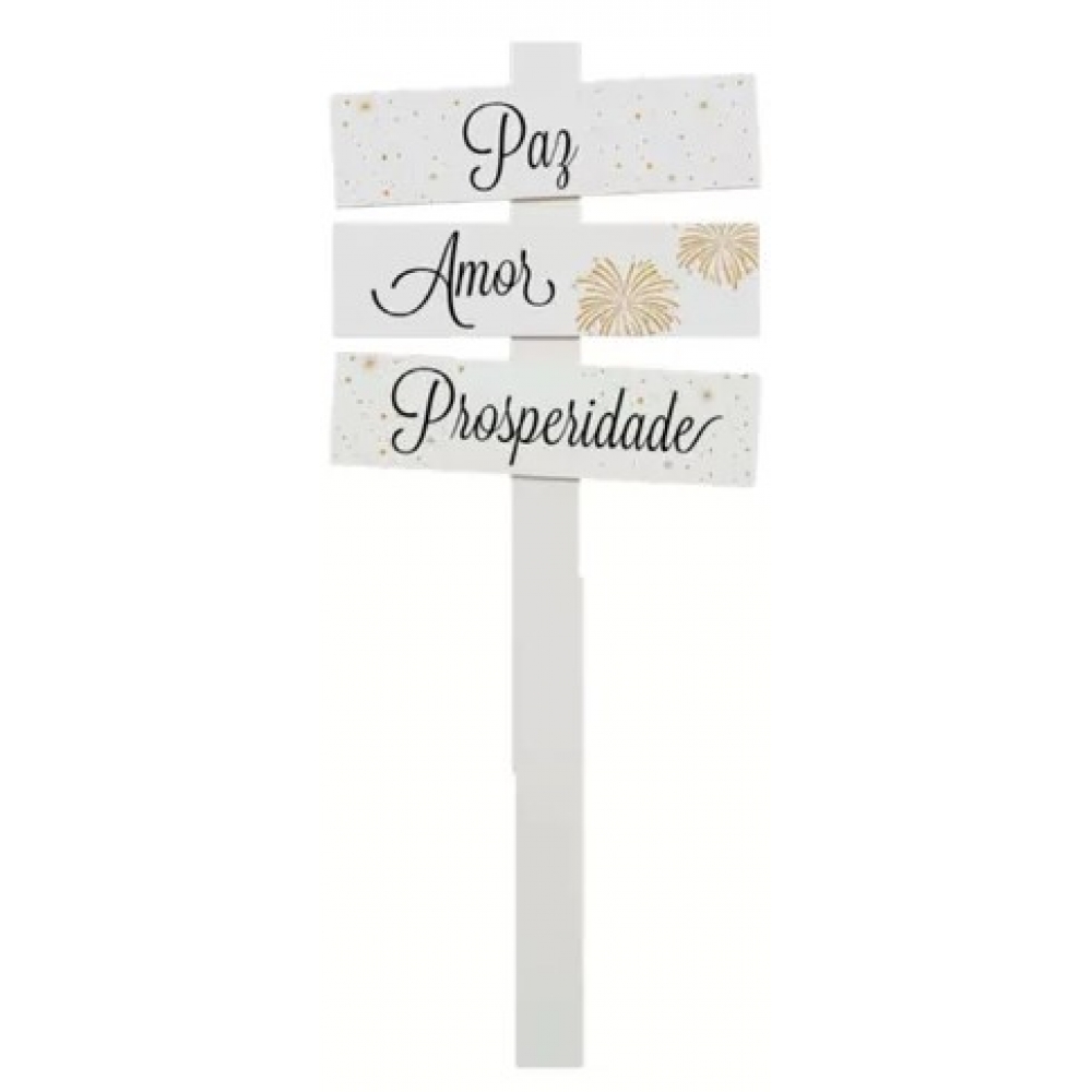 Enfeite Placa MDF Jardim Natal e Reveillon Grinfest - Natal