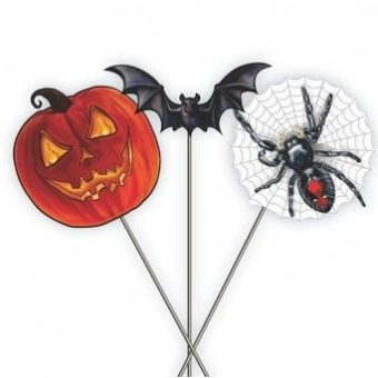 Enfeite Palito Halloween Sortido I c/10 Festa Maluca