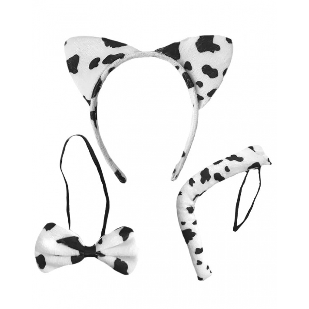 Kit Fantasia Vaquinha 3 Peças - Acessórios para fantasia