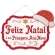 Placa MDF Feliz Natal e Ano Novo Grinfest - Natal