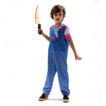 Fantasia Boneco Assassino Estampado Infantil Sulamericana