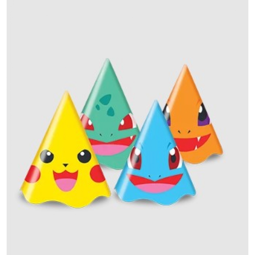 Chapéu Cone Pocket Monsters c/8 Junco - Temas Infantis