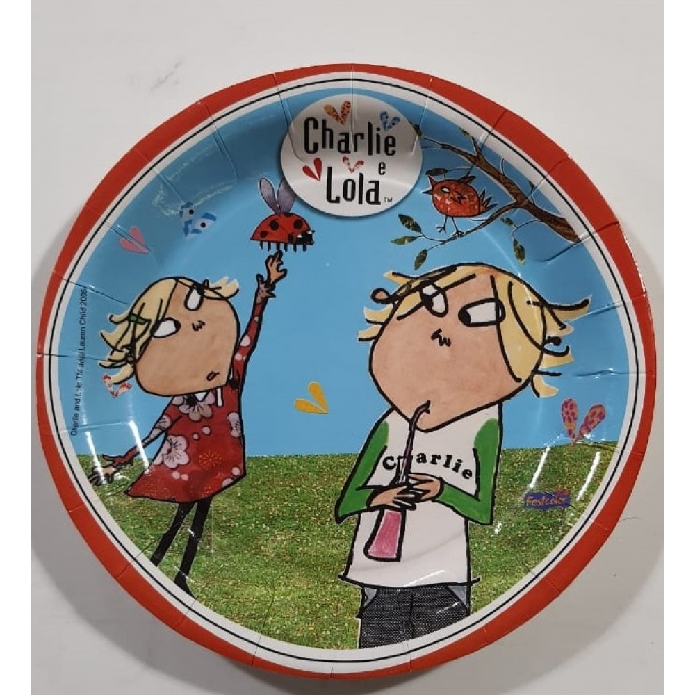 Prato Redondo Charlie e Lola c/8 Festcolor - Outlet