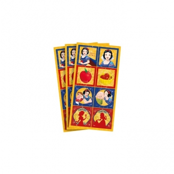 Adesivo Quadrado Branca de Neve Clássica c/24 Regina Festas