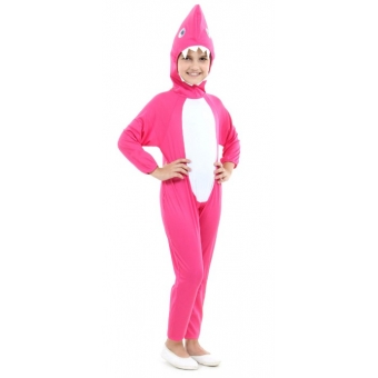 Fantasia Tubarão Rosa Infantil Sulamericana