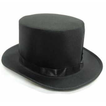 Cartola Mágico Cetim Preta