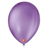Balão 7 Liso Roxo Ametista c/50 São Roque - Balões