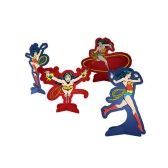 Decoração de Mesa Mulher Maravilha c/8 Festcolor - Temas infantis