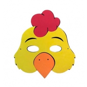 Máscara Galinha E.V.A Grinfest