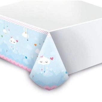 Toalha Plástica de Mesa Chuva de Amor Junco