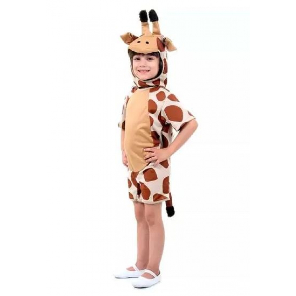 Fantasia Girafa Curta Infantil Sulamericana - Fantasias Infantis
