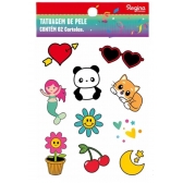 Tatuagem de Pele Infantil Modelo 2  Regina Festas - Carnaval