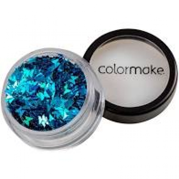 Glitter Formatos 2g Borboleta Azul Colormake - Maquiagem