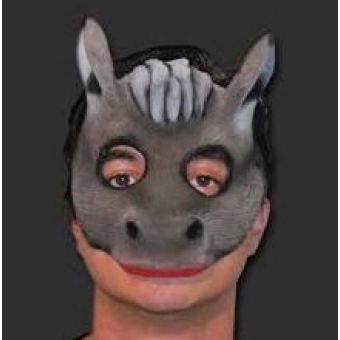 Máscara Látex Burrinho Metade Spook