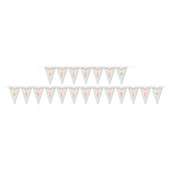 Faixa Feliz Aniversário Jardim Encantado Junco