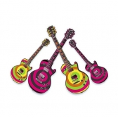 Kit Painel Guitarra Neon c/4 Festa Maluca - Temas Variados