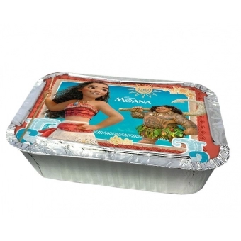 Kit Marmitinha com Tampa Moana c/8 Regina Festas