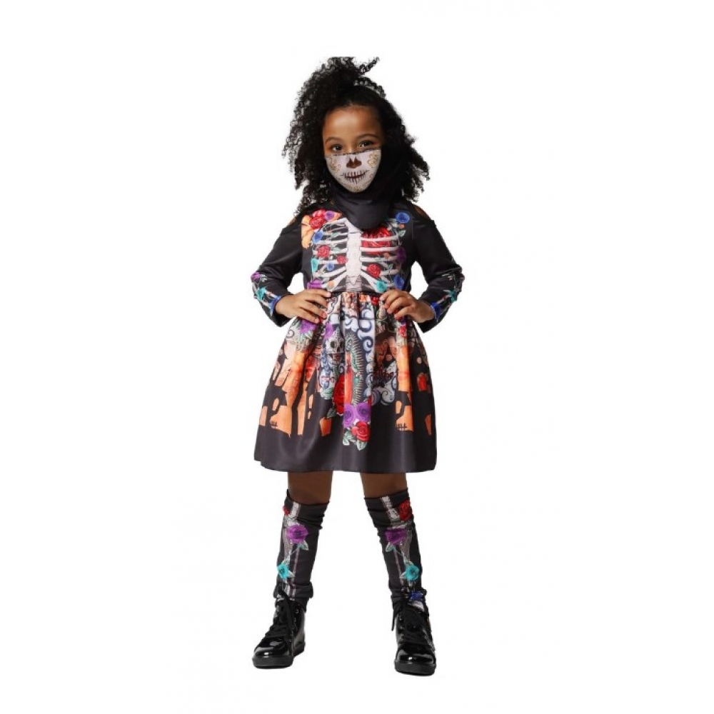 Fantasia Esqueleto La Cavalera Infantil Super - Outlet