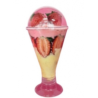 Copo Confeiteiro Bolha 300ml Transparente