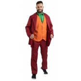 Fantasia Coringa Vinho Adulto Golden Moon - Fantasias Adultos
