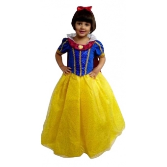 Fantasia Princesa da Floresta Branca de Neve Infantil Masquerade