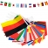 Bandeirola de Países 8 Metros c/32 Bandeiras - Decoração