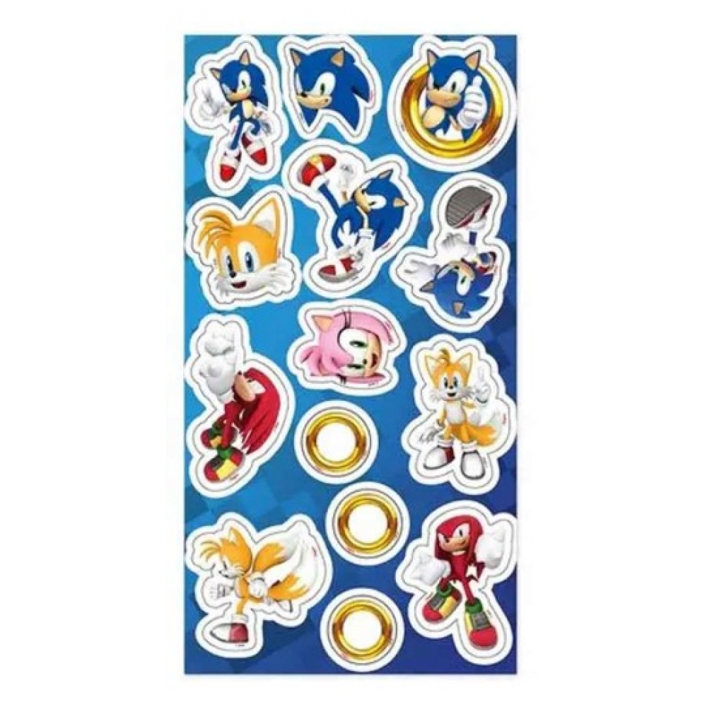 Adesivo Decorativo Sonic Regina - Temas Infantis