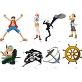 Decoração de Mesa One Piece c/8 Festcolor - Temas Infantis