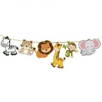 Faixa Decorativa Bem Vindo à Selva Novo Junco