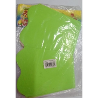Cachepot Liso Verde Folha c/8 Dafesta