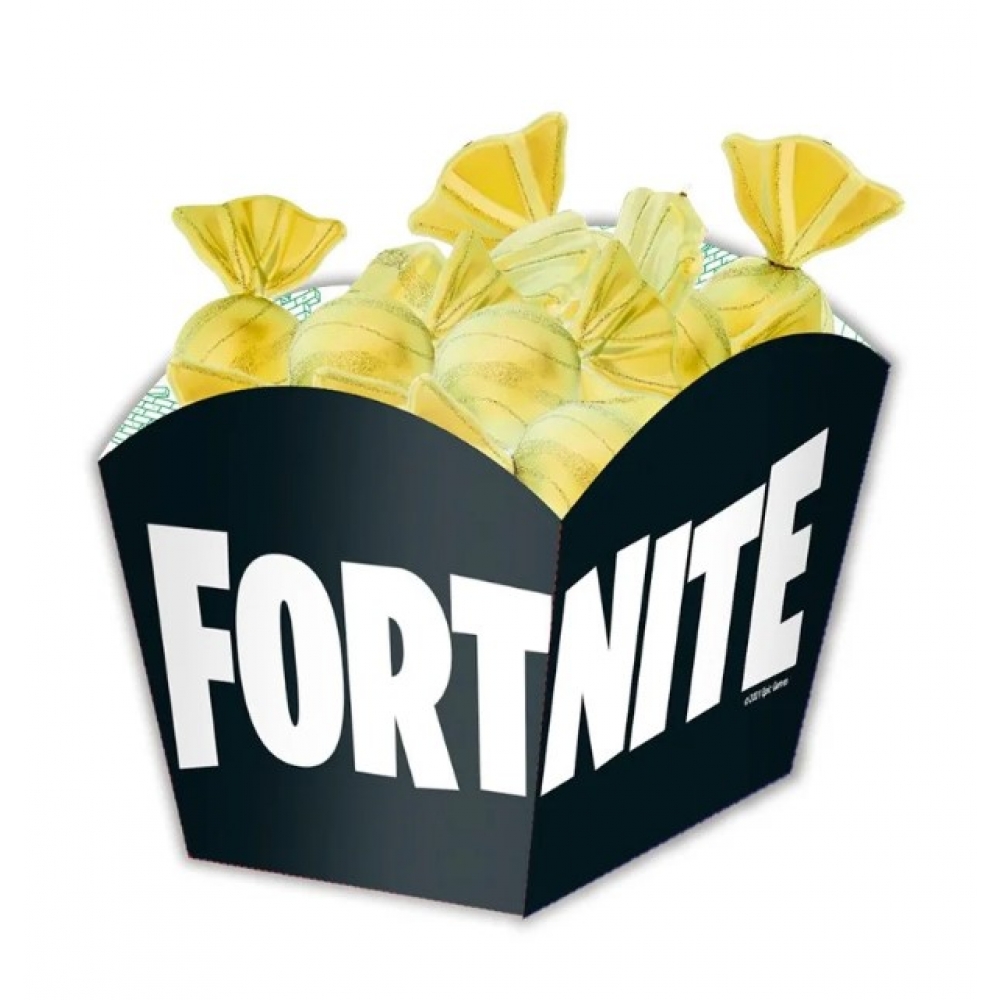 Cachepot Fortnite c/8 Festcolor - Temas Infantis