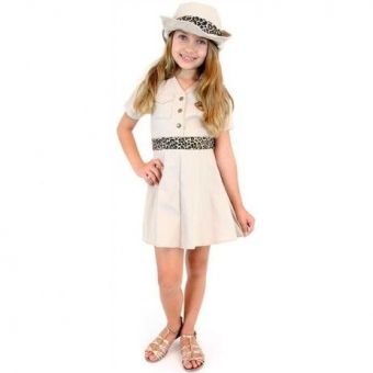Fantasia Safari Feminina Infantil Sulamericana