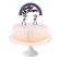 Topper Para Bolo Arlequina c/3 Festcolor - Temas Infantis