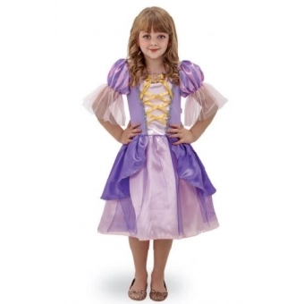 Fantasia Princesa Raquel Rapunzel Infantil Anjo