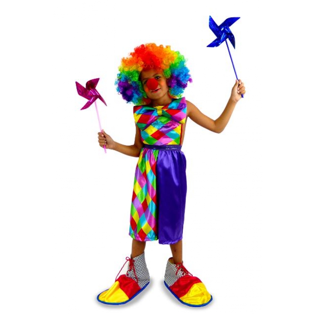 Fantasia Palhacinho Pirulito Infantil Masquerade - Fantasias Infantis