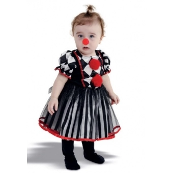 Fantasia Vestido Pierrotzinha Baby Anjo