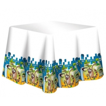 Toalha Plástica de Mesa Regular Show Festcolor