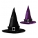 Chapéu de Bruxa Veludo c/ Fivela Adulto - Halloween