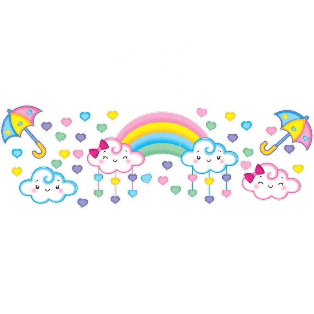 Kit Painel Impresso Chuva de Amor c/31 Piffer - Painéis