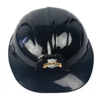 Capacete Plástico Policial Master Toy