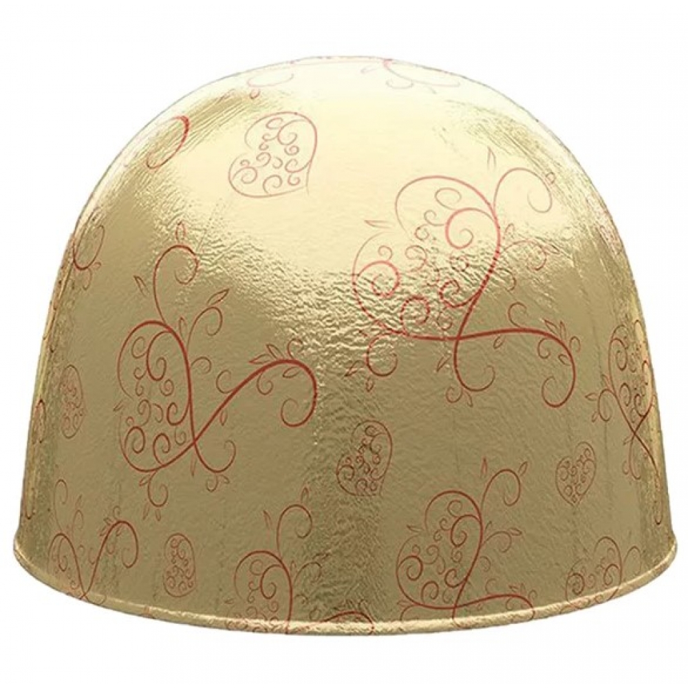 Papel Chumbo Para Trufa Arabesco Dourado c/300 Regina Festas - Confeitaria