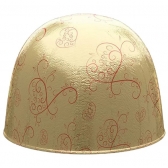 Papel Chumbo Para Trufa Arabesco Dourado c/300 Regina Festas - Confeitaria