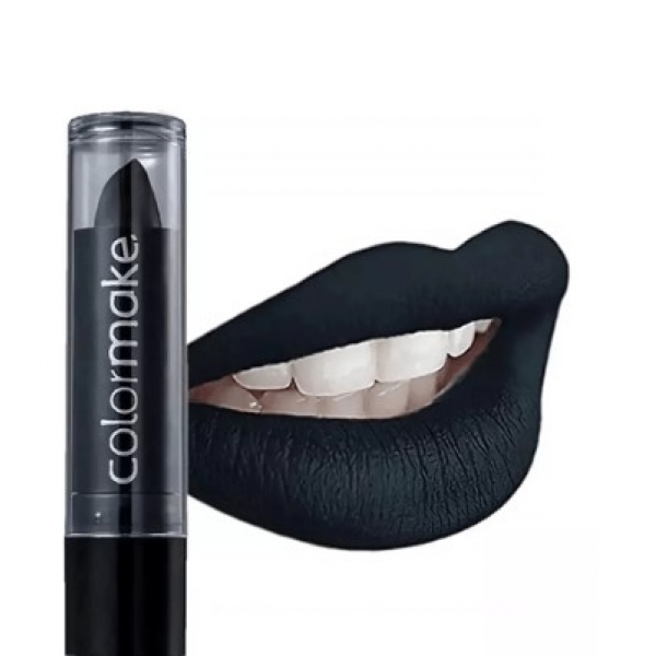 Batom Cremoso Preto Colormake - Tinta Facial