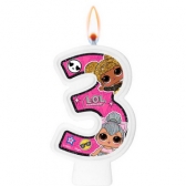 Vela Numeral Lol Surprise Regina Festas - Temas Infantis