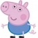 Mini Personagem E.V.A George Pig - Peppa Pig c/6 Piffer - Temas Infantis