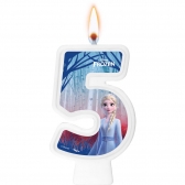 Vela Numeral Frozen 2 Regina Festas - Temas Infantis