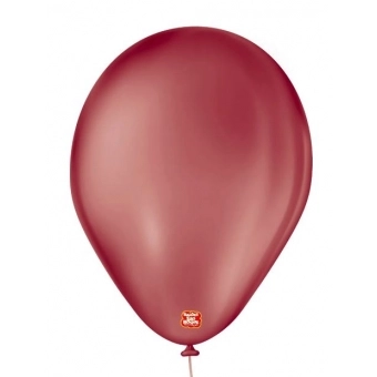 Balão 7 Liso Bordô c/50 São Roque
