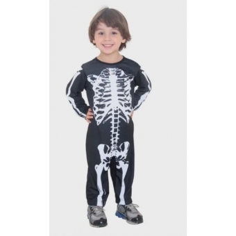 Fantasia Esqueleto Bebê Sulamericana